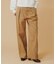 WIDE-LEG TWILL PANTS