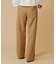 WIDE-LEG TWILL PANTS