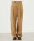 WIDE-LEG TWILL PANTS