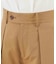 WIDE-LEG TWILL PANTS