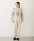 HEART ARGYLE KNIT TOP