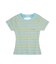 OPEN BACK STRIPE S/S TOP