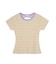 OPEN BACK STRIPE S/S TOP