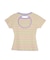 OPEN BACK STRIPE S/S TOP