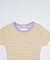 OPEN BACK STRIPE S/S TOP
