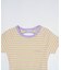 OPEN BACK STRIPE S/S TOP