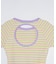OPEN BACK STRIPE S/S TOP