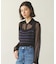 WAVE PATTERN KNIT CAMISOLE