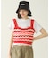 WAVE PATTERN KNIT CAMISOLE