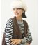 BAR LOGO STRIPED TOP