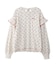 FRILL HEART WAFFLE TOP