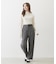 OVERLOCK STITCHED TOP