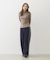 OVERLOCK STITCHED TOP