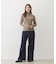 OVERLOCK STITCHED TOP