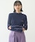 OVERLOCK STITCHED TOP