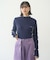 OVERLOCK STITCHED TOP