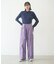 OVERLOCK STITCHED TOP