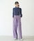 OVERLOCK STITCHED TOP