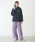 OVERLOCK STITCHED TOP
