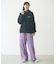 OVERLOCK STITCHED TOP