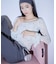 MILKFED. x LANIE USAGI MESHED TOP