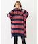 STRIPED TUNIC SWEATSHIRT