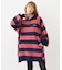 STRIPED TUNIC SWEATSHIRT