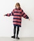 STRIPED TUNIC SWEATSHIRT