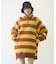 STRIPED TUNIC SWEATSHIRT