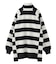 STRIPED TUNIC SWEATSHIRT