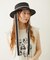 TRIMMED RIBBON BOATER HAT