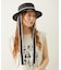 TRIMMED RIBBON BOATER HAT