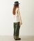 TRIMMED RIBBON BOATER HAT