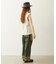 TRIMMED RIBBON BOATER HAT