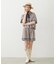 TRIMMED RIBBON BOATER HAT