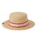 TRIMMED RIBBON BOATER HAT