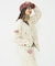 MANY PATCHED COLLARLESS JACKET