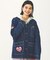 MANY PATCHED COLLARLESS JACKET