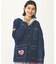 MANY PATCHED COLLARLESS JACKET