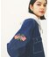 MANY PATCHED COLLARLESS JACKET