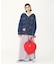 MANY PATCHED COLLARLESS JACKET