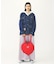 MANY PATCHED COLLARLESS JACKET