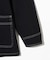 MANY PATCHED COLLARLESS JACKET