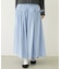GINGHAM CHECK VOLUME SKIRT
