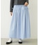 GINGHAM CHECK VOLUME SKIRT