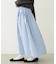 GINGHAM CHECK VOLUME SKIRT