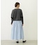 GINGHAM CHECK VOLUME SKIRT