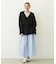 GINGHAM CHECK VOLUME SKIRT