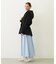GINGHAM CHECK VOLUME SKIRT