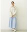 GINGHAM CHECK VOLUME SKIRT
